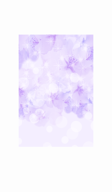 淡い紫の花 Line着せかえ 360円