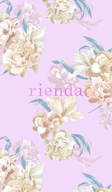 Rienda Tender Flower Line着せかえ 360円
