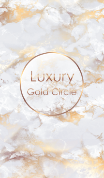 Luxury Gold Circle #White 画像(1)